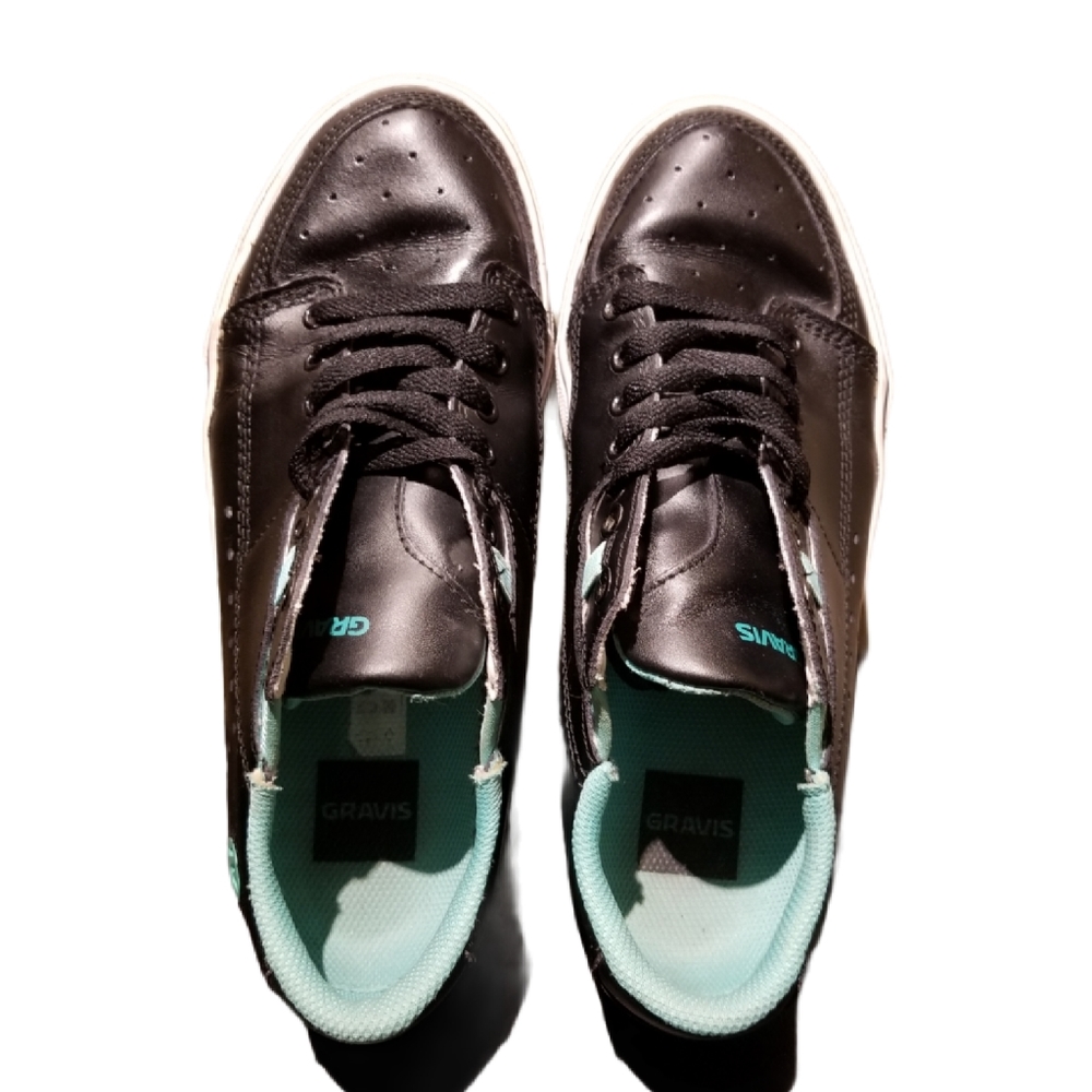 GRAVIS Women's Black & Teal Skater Shoes (Size 8) - Picture 9 of 14